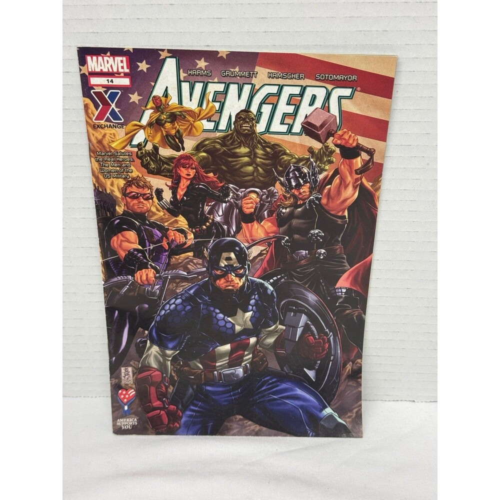 AAFES Vol 1 14, Marvel comic book featuring the Avengers. 
Military Comic Book